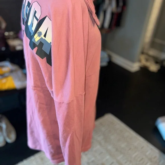 PINK Victoria's Secret Pink Las Vegas Quarter Button Up Sweatshirt - Picture 8 of 11